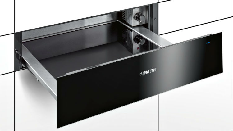 Nowa szuflada grzewcza Siemens